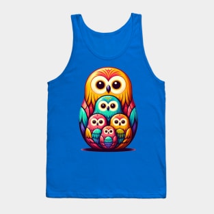 Owl Family Tank Top